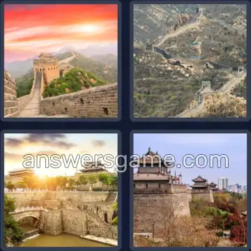 4 Plaatjes 1 Woord 4 letters MUUR