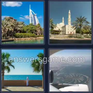 4 Plaatjes 1 Woord 4 letters PALM