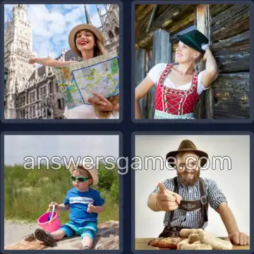 4 Plaatjes 1 Woord 4 letters HOED