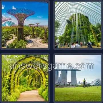 4 Plaatjes 1 Woord 4 letters PARK