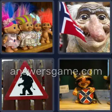 4 Plaatjes 1 Woord 4 letters TROL