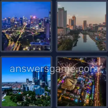 4 Plaatjes 1 Woord 4 letters STAD