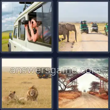 4 Plaatjes 1 Woord 4 letters JEEP