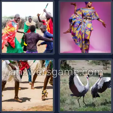 4 Plaatjes 1 Woord 4 letters DANS