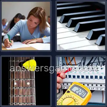 4 Plaatjes 1 Woord 5 letters TOETS