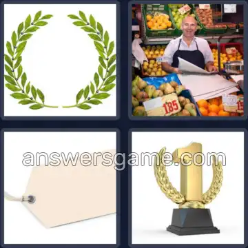 4 Plaatjes 1 Woord 5 letters PRIJS