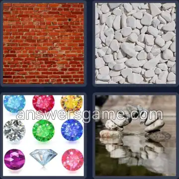 4 Plaatjes 1 Woord 5 letters STEEN