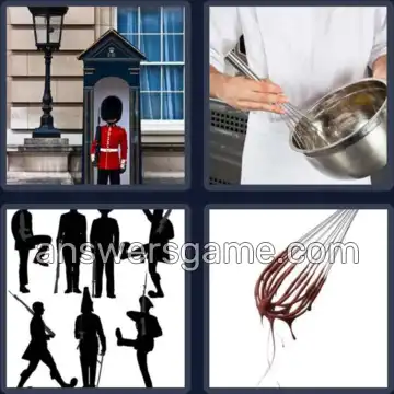 4 Plaatjes 1 Woord 5 letters GARDE