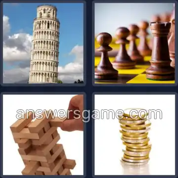 4 Plaatjes 1 Woord 5 letters TOREN