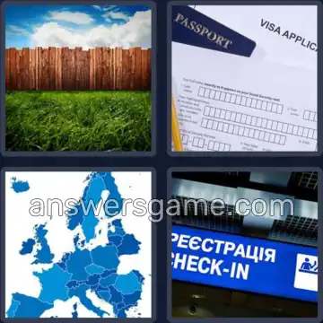 4 Plaatjes 1 Woord 5 letters GRENS