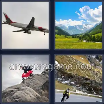 4 Plaatjes 1 Woord 5 letters DALEN