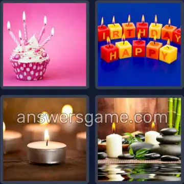 4 Plaatjes 1 Woord 5 letters KAARS