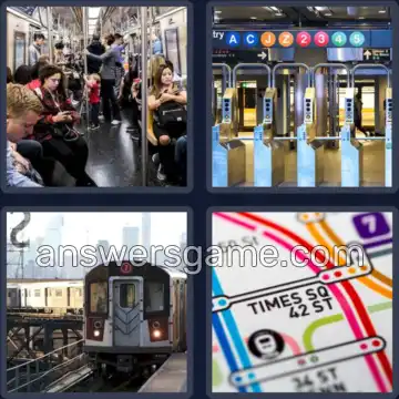 4 Plaatjes 1 Woord 5 letters METRO