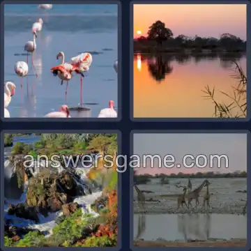 4 Plaatjes 1 Woord 5 letters WATER