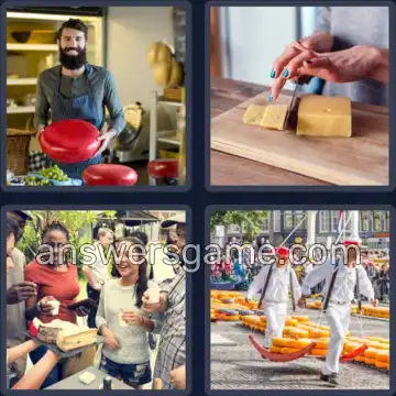 4 Plaatjes 1 Woord 5 letters GOUDA