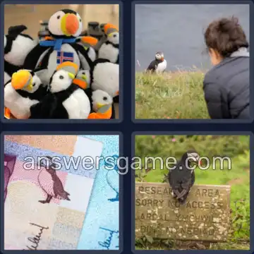 4 Plaatjes 1 Woord 5 letters VOGEL