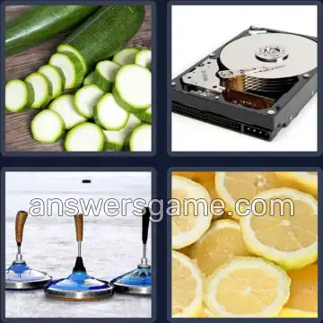 4 Plaatjes 1 Woord 6 letters SCHIJF