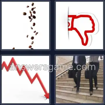 4 Plaatjes 1 Woord 6 letters OMLAAG