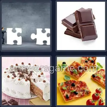 4 Plaatjes 1 Woord 6 letters STUKJE