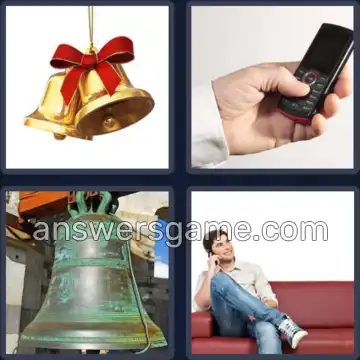 4 Plaatjes 1 Woord 6 letters BELLEN