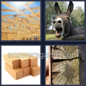 4 Plaatjes 1 Woord 6 letters BALKEN