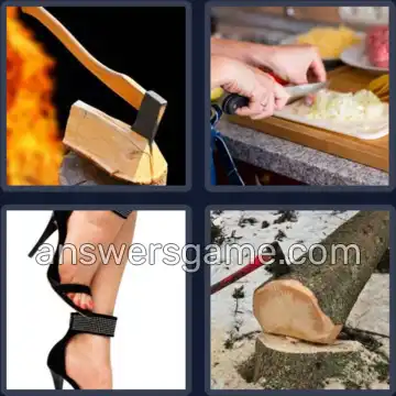 4 Plaatjes 1 Woord 6 letters HAKKEN