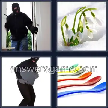 4 Plaatjes 1 Woord 6 letters STELEN