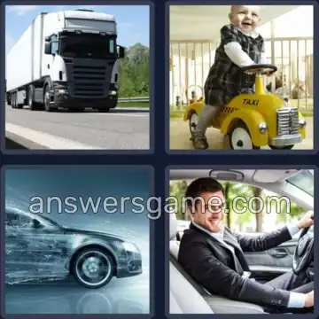 4 Plaatjes 1 Woord 6 letters RIJDEN