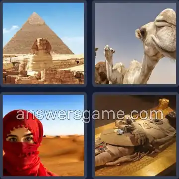 4 Plaatjes 1 Woord 6 letters EGYPTE
