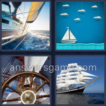 4 Plaatjes 1 Woord 6 letters ZEILEN