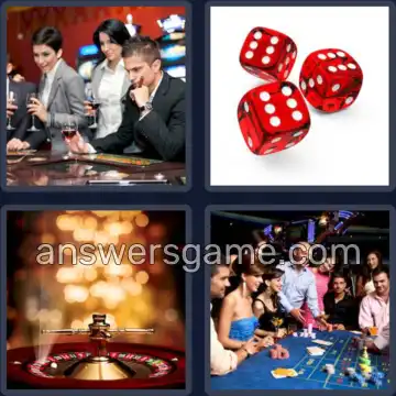 4 Plaatjes 1 Woord 6 letters CASINO