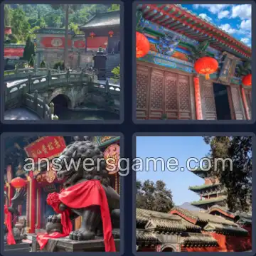 4 Plaatjes 1 Woord 6 letters TEMPEL