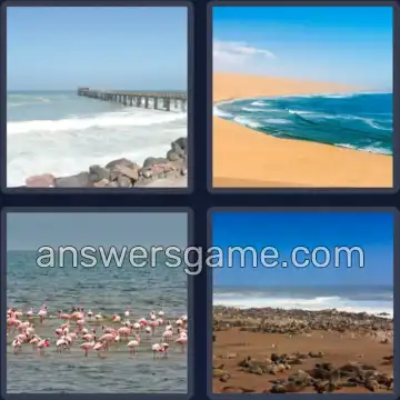 4 Plaatjes 1 Woord 6 letters OCEAAN