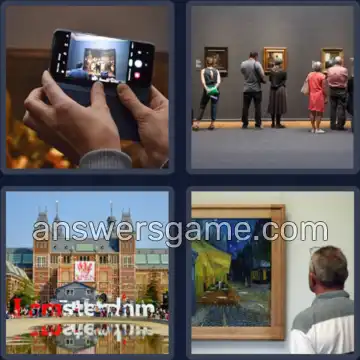 4 Plaatjes 1 Woord 6 letters MUSEUM