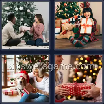 4 Plaatjes 1 Woord 6 letters CADEAU