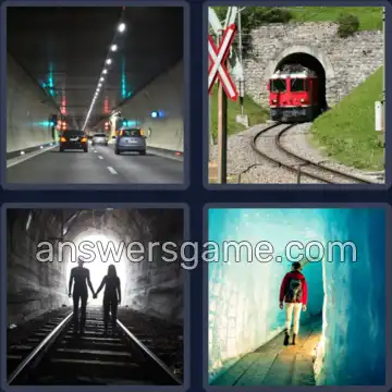 4 Plaatjes 1 Woord 6 letters TUNNEL