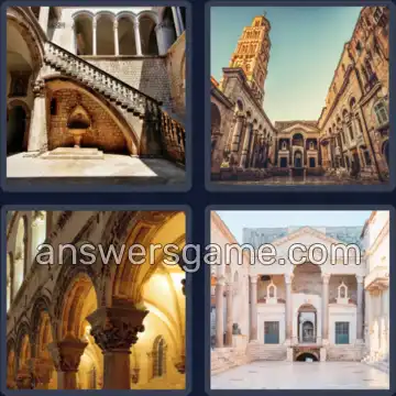 4 Plaatjes 1 Woord 6 letters PALEIS