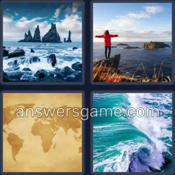 4 Plaatjes 1 Woord 6 letters OCEAAN