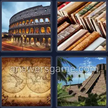 4 Plaatjes 1 Woord 7 letters OUDHEID