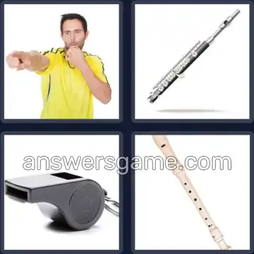 4 Plaatjes 1 Woord 7 letters FLUITEN