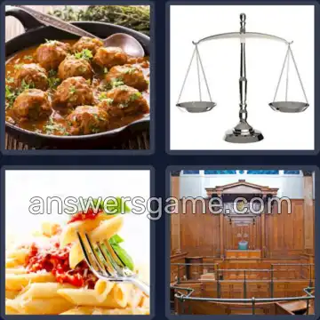 4 Plaatjes 1 Woord 7 letters GERECHT