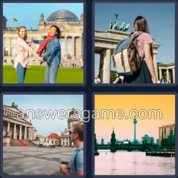 4 Plaatjes 1 Woord 7 letters BERLIJN
