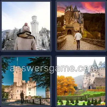 4 Plaatjes 1 Woord 7 letters KASTEEL