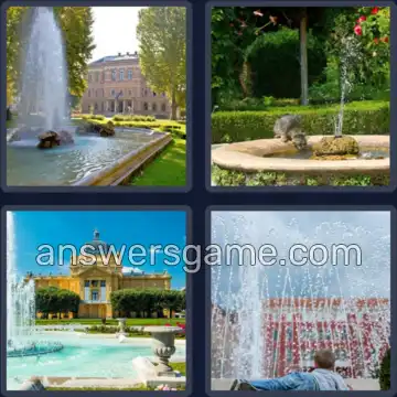 4 Plaatjes 1 Woord 7 letters FONTEIN