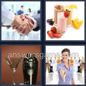 4 Plaatjes 1 Woord 8 letters SCHUDDEN