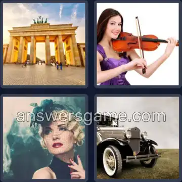 4 Plaatjes 1 Woord 8 letters KLASSIEK