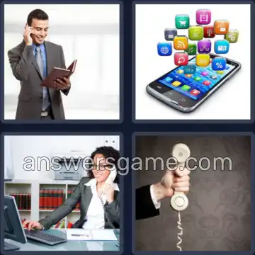 4 Plaatjes 1 Woord 8 letters TELEFOON