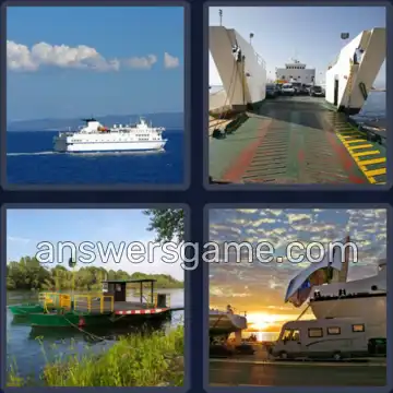 4 Plaatjes 1 Woord 8 letters VEERBOOT