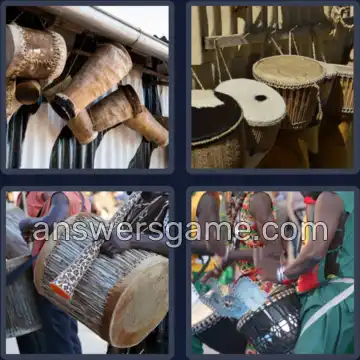 4 Plaatjes 1 Woord 8 letters TROMMELN