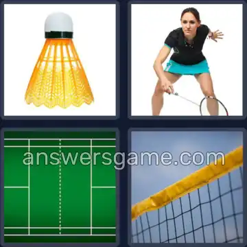 4 Plaatjes 1 Woord 9 letters BADMINTON